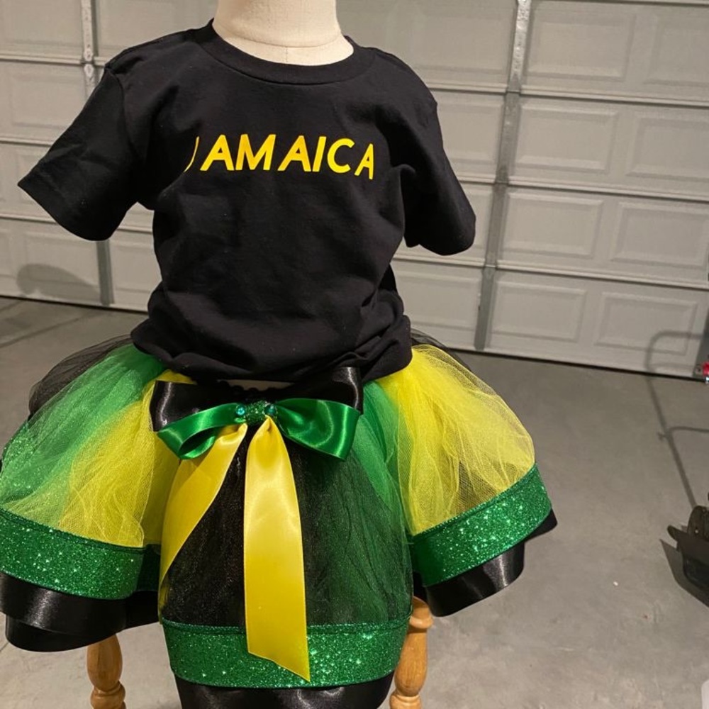 Jamaican tutu suit for Girls